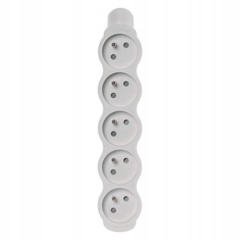 

Rozgałęźnik do przedłużacza 5xGS z/u białe P0500N