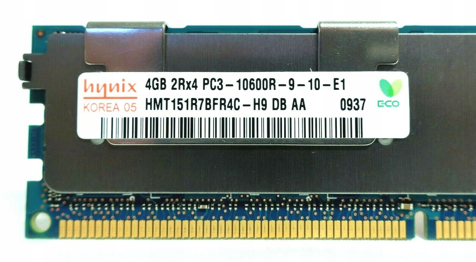 Оперативная память Hynix 4 ГБ 2Rx4 PC3-10600R-9-10-E1 DDR3 REG ...