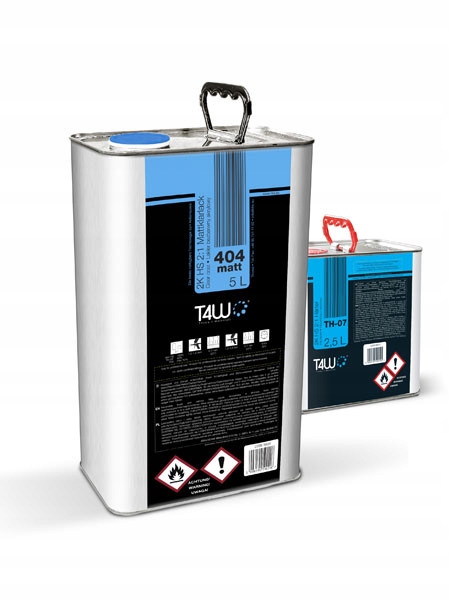 T4W 404 Lakier bezbarwny MAT 2K MS 2:1 STANDARD / 7.5L