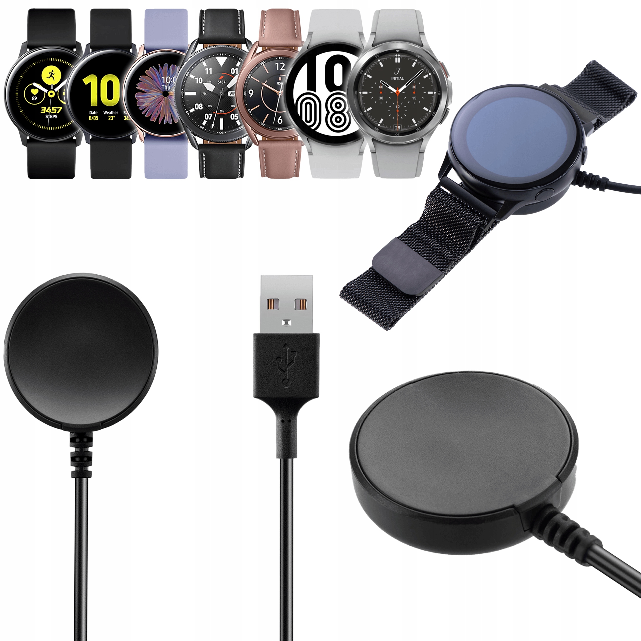 

Ładowarka magnetyczna kabel Usb do Samsung Watch 3