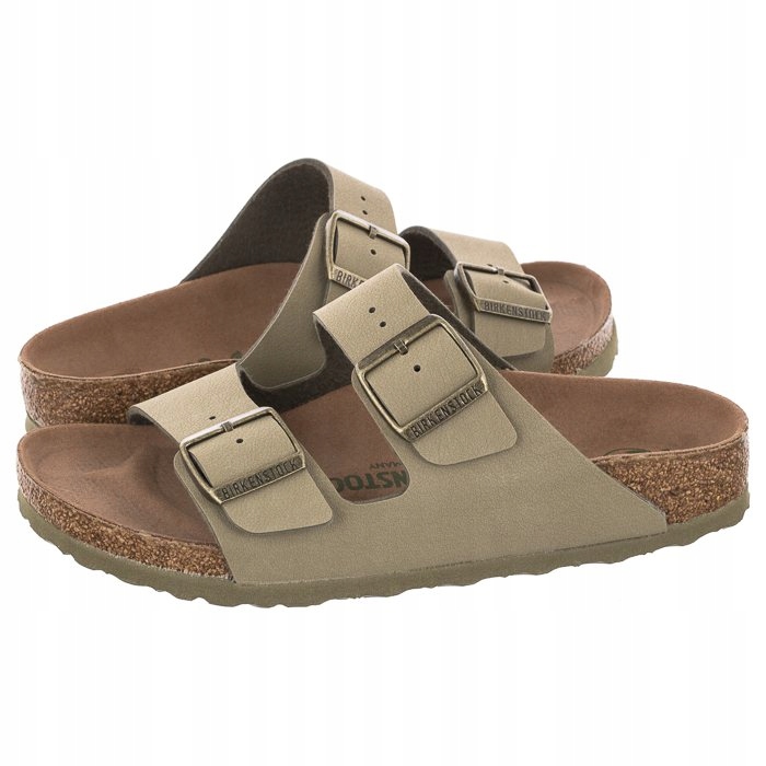 

Klapki Damskie Birkenstock Arizona Bs Khaki Vegan