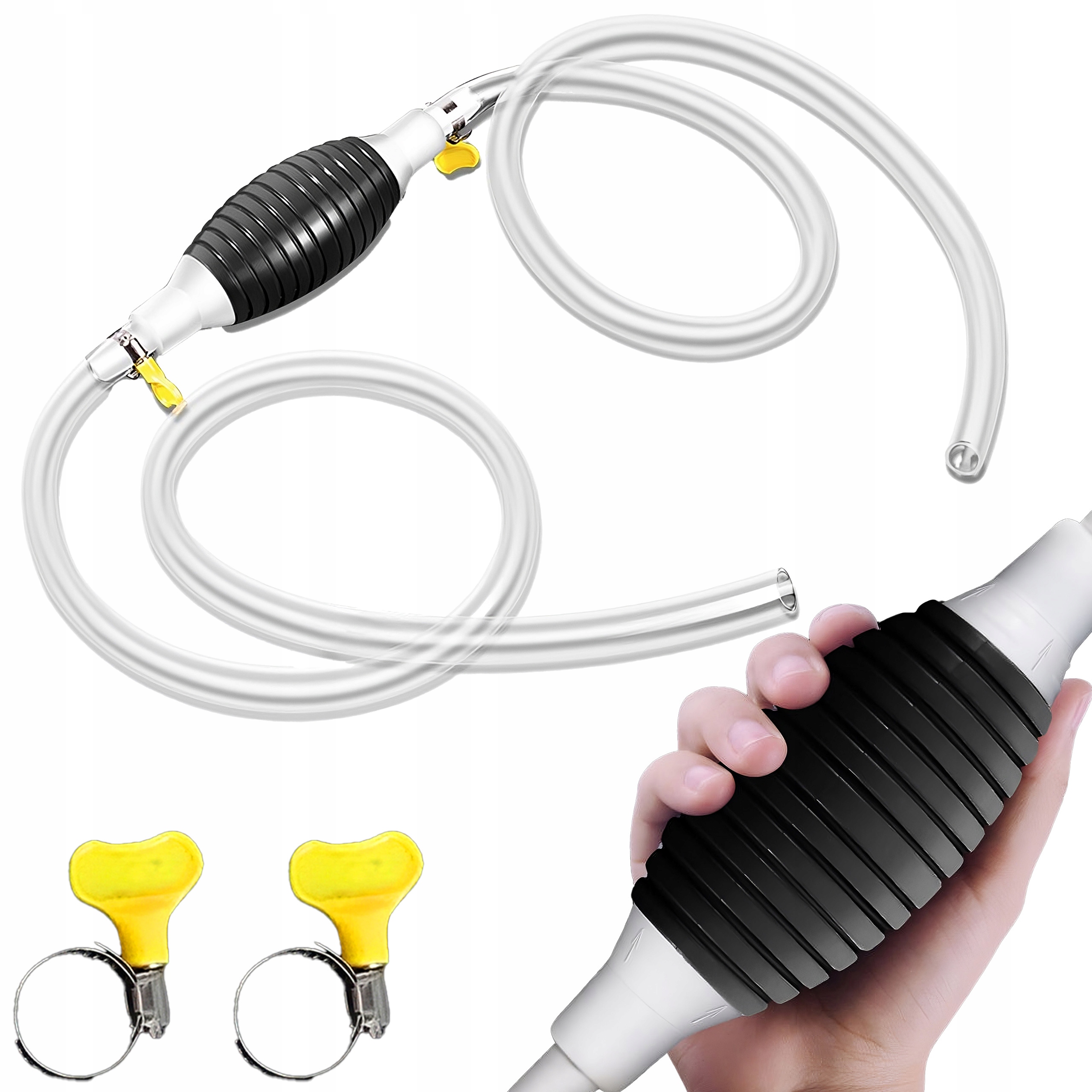 POMPA DO PALIWA RĘCZNA POMPKA OLEJU ROPY WODY WĄŻ Marka Retoo