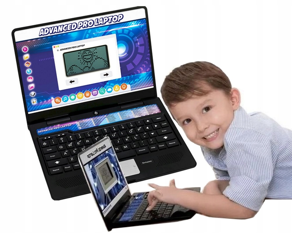 SMILY PLAY EDUKACYJNY LAPTOP DWUJĘZYCZNY pol-ang
