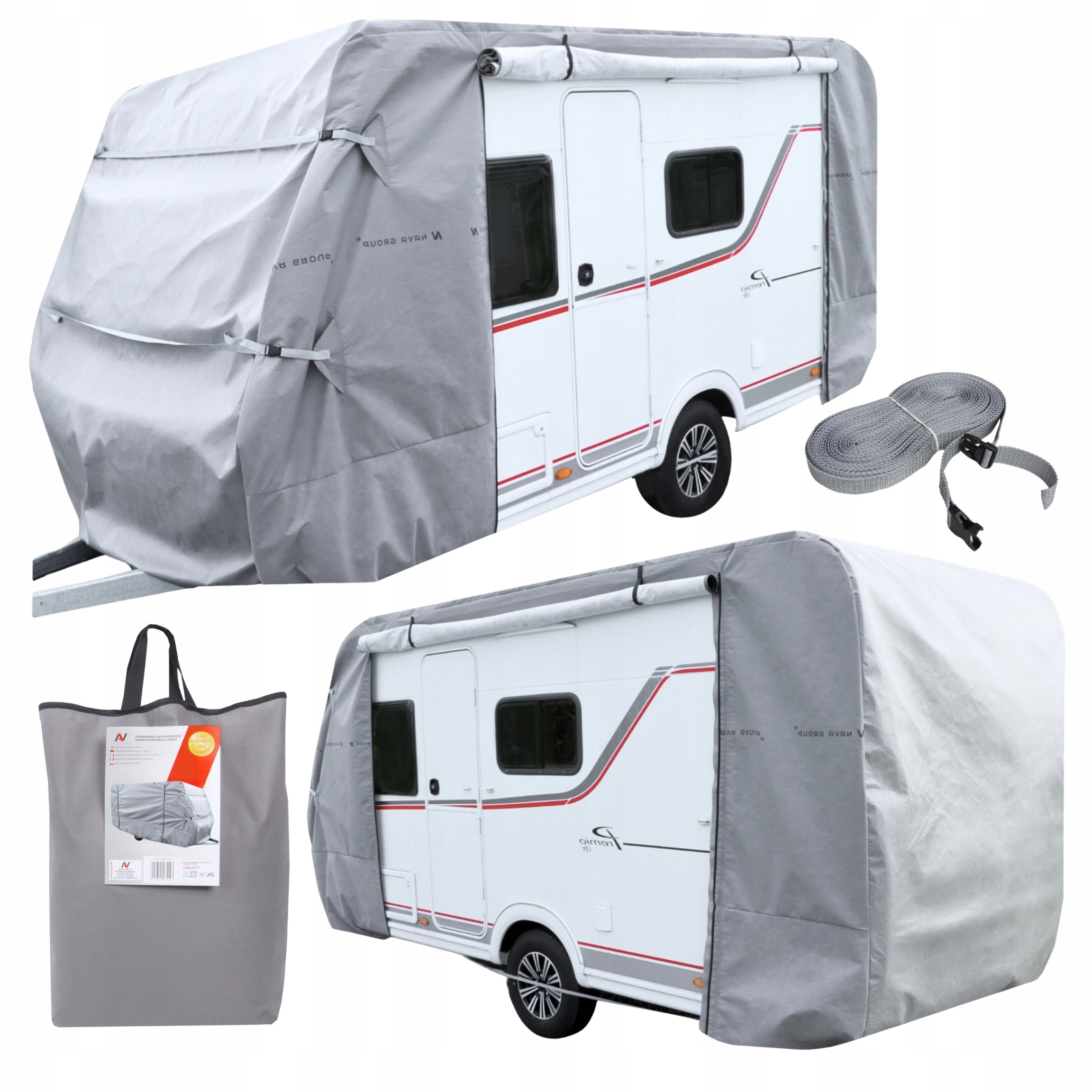 Obal na karavan 470-500 Angličan Plachta Kemping Uv ochrana