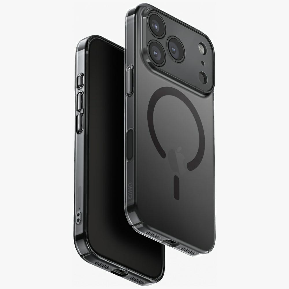 Pouzdro Uniq Airsuit pro iPhone 17 Pro Magclick Charging, černé