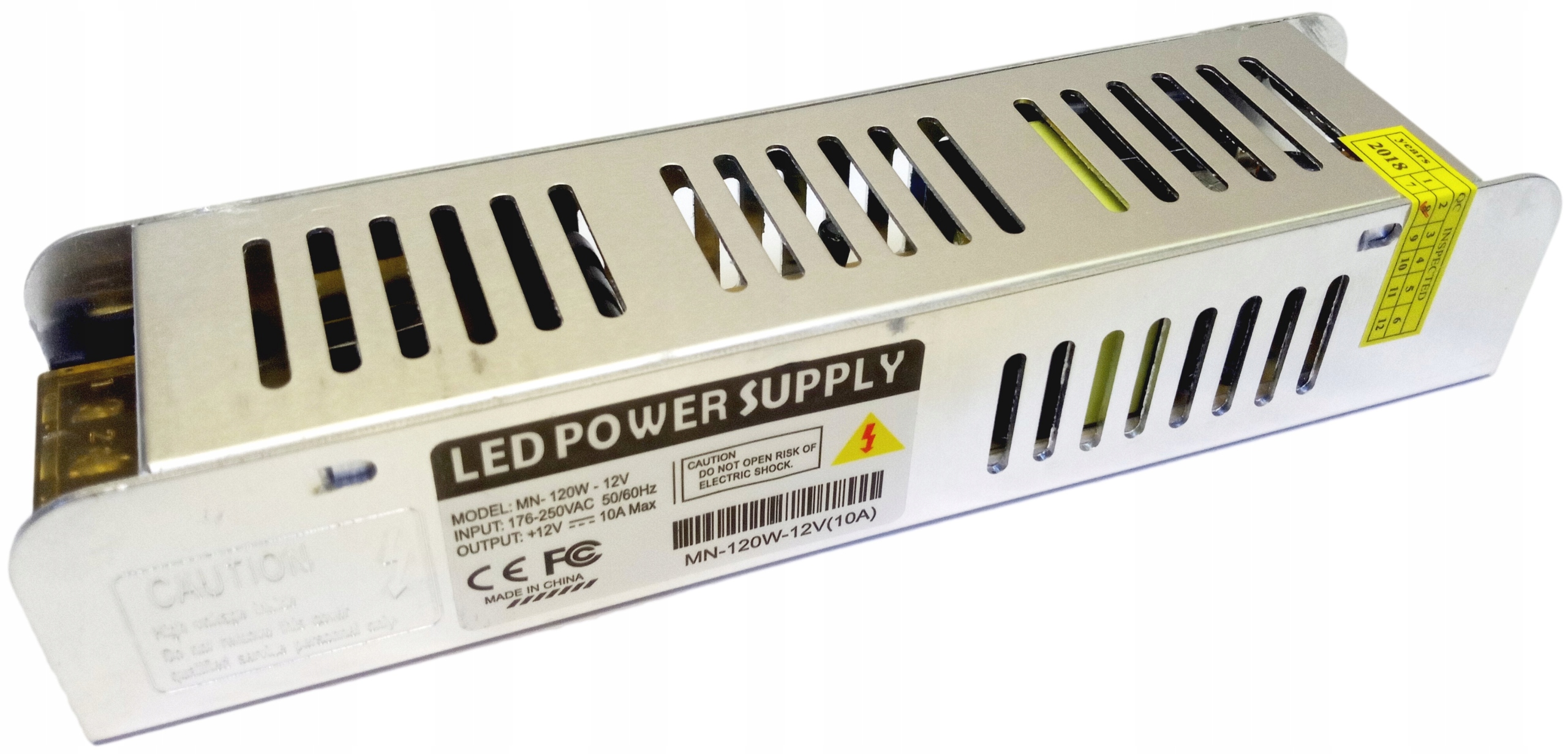 

Zasilacz Slim Impulsowy 12V 120W 12A IP20 Taśm Led