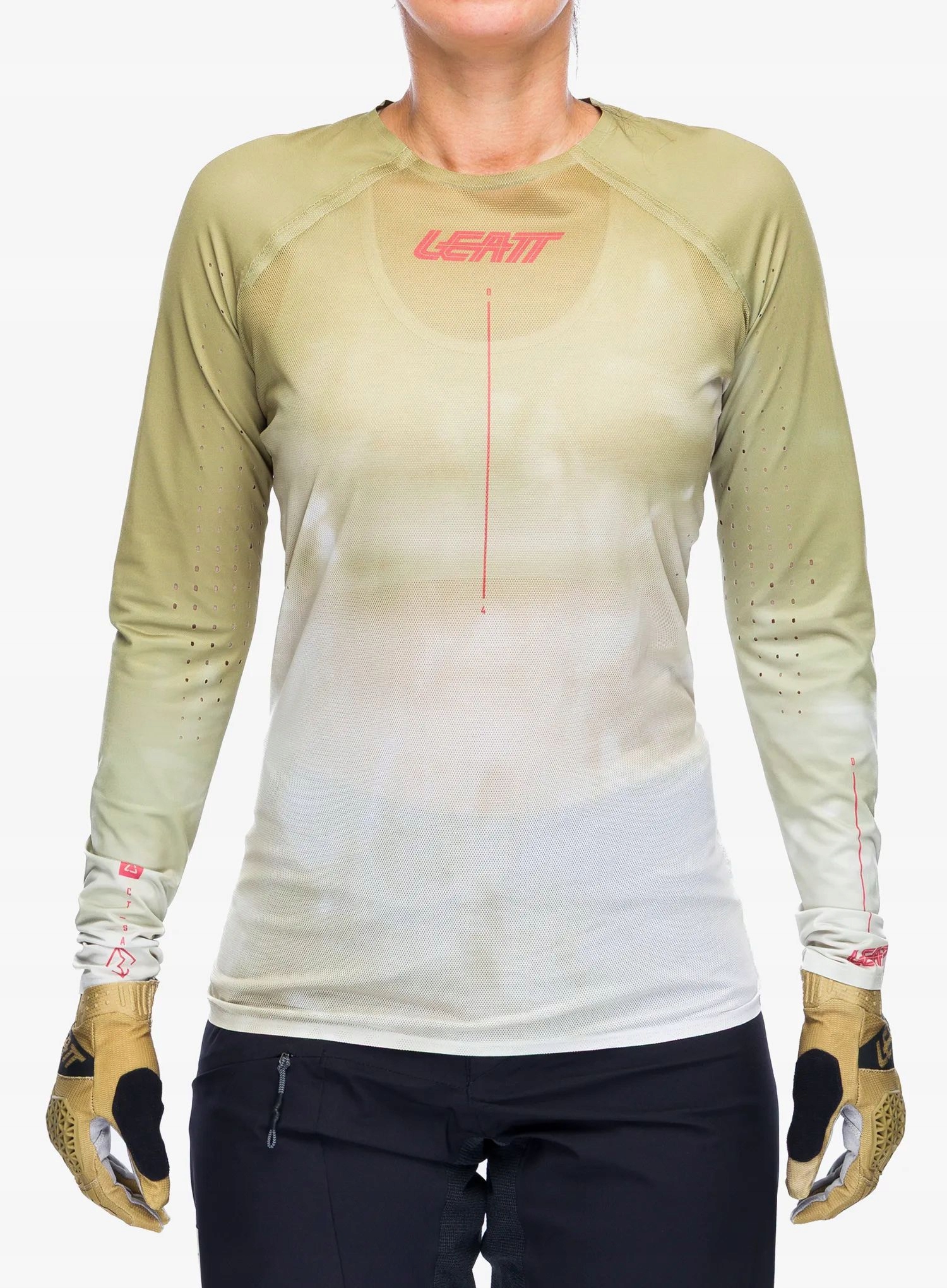 Mikina Leatt 5.0 Gravity mosazně hnědý M