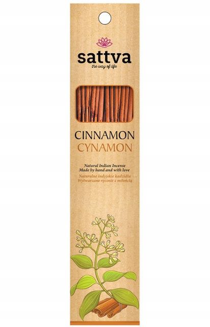 

Sattva Naturalne Indyjskie Kadzidło Cynamon