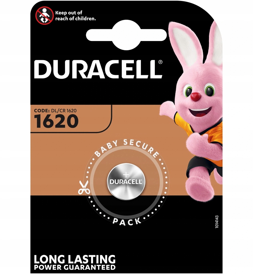 

1x Mocna Bateria Litowa Duracell 3V Cr DL Ecr 1620