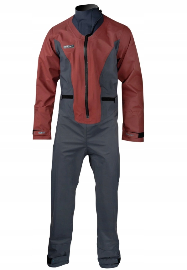Kombinezon męski Prolimit Nordic Sup bezszwowy Steel Blue/Burgundy 52/L