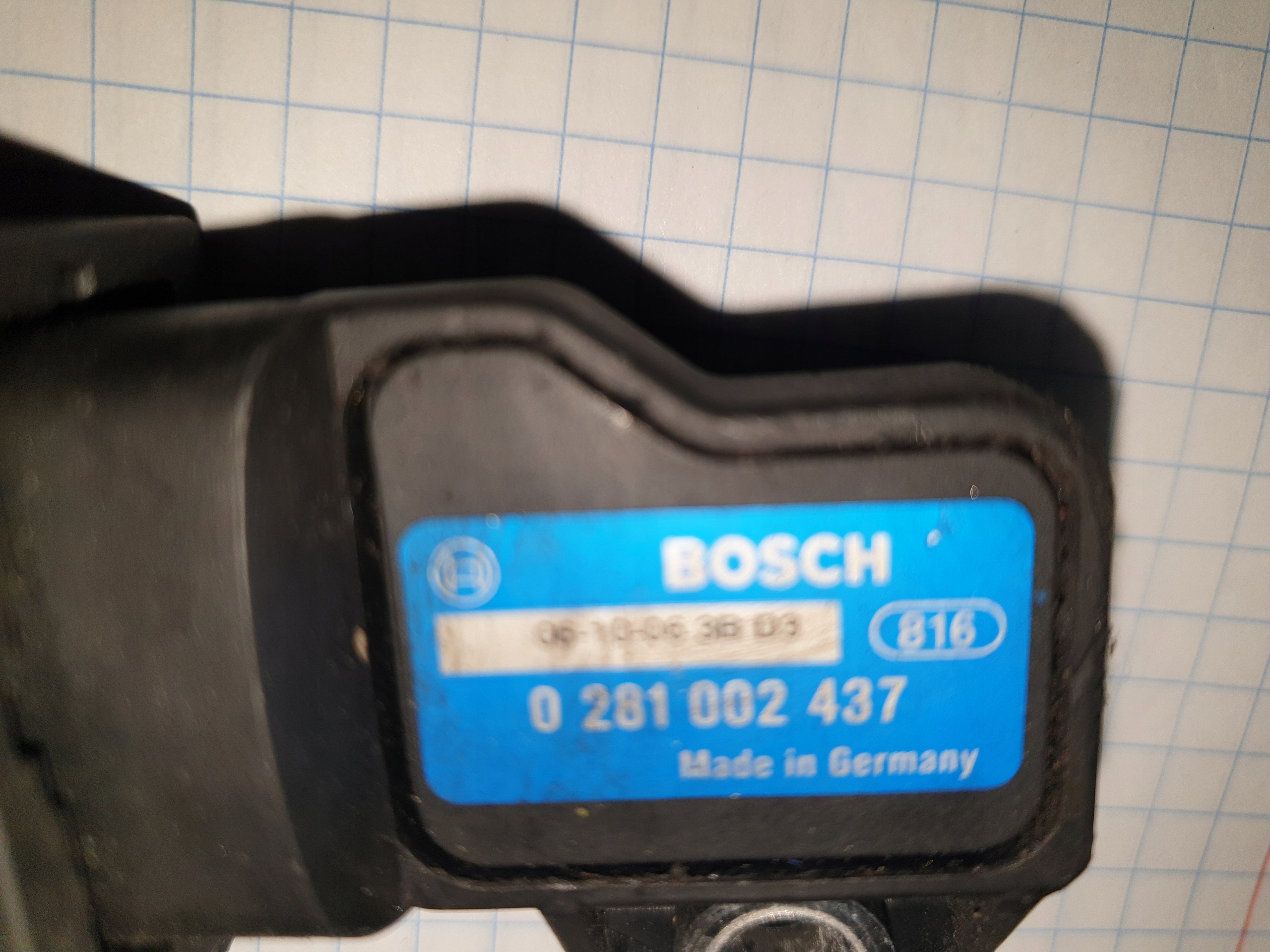 OPEL VC SENSOR DRUCK MAP SENSOR 0201002437