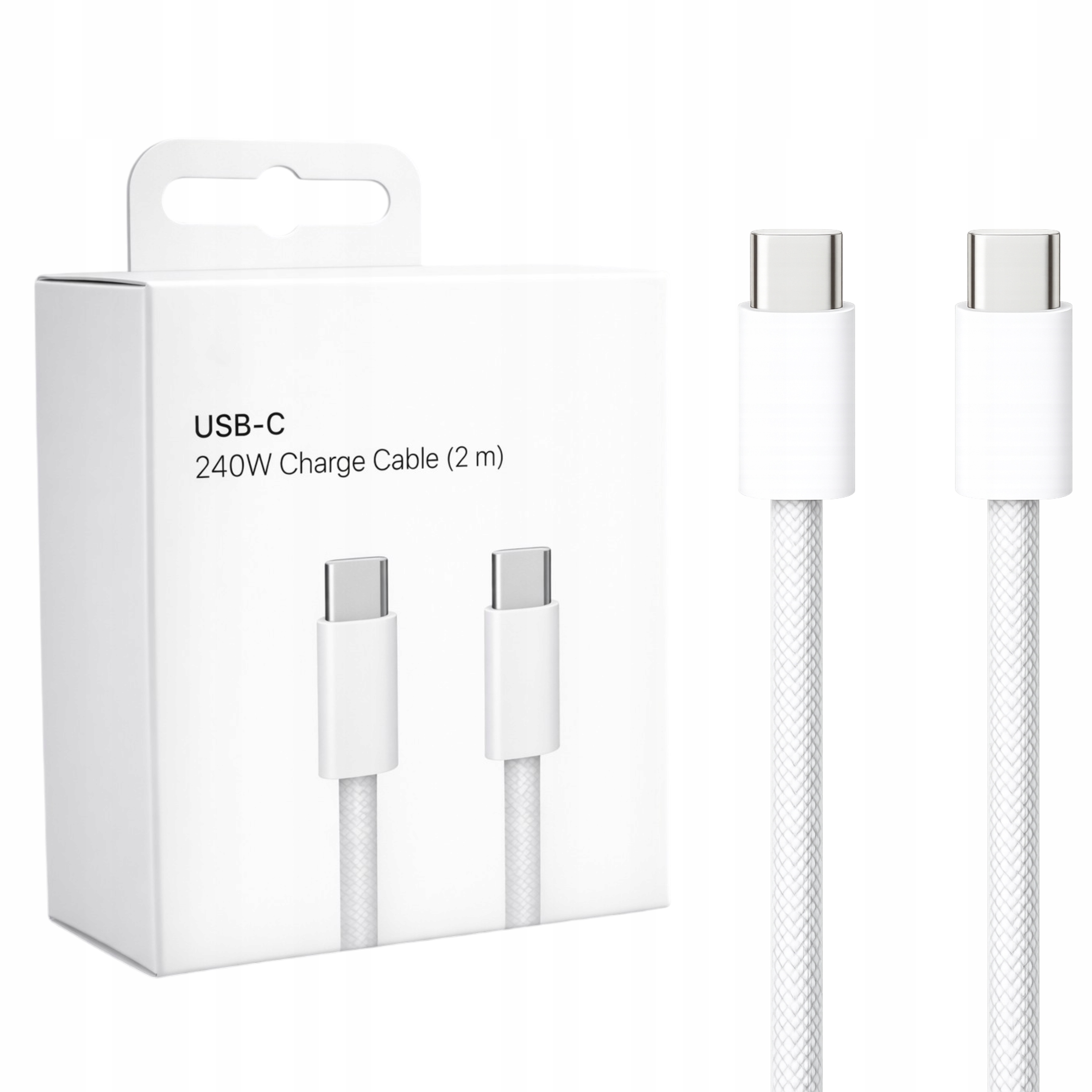 Kabel Typu-c Na Typu-c 240W 2M Do Apple Szybkie Ładowanie Do Iphone Macbook