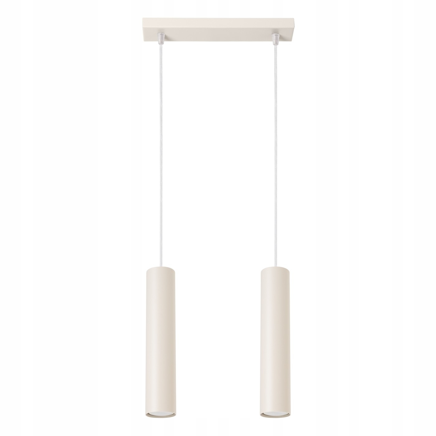 Stropné svietidlo dvojité Luster béžový dve tuby gu10 Lagos Sollux