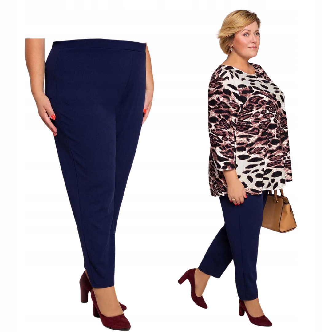 Elegantní dámské společenské kalhoty mix barev 60