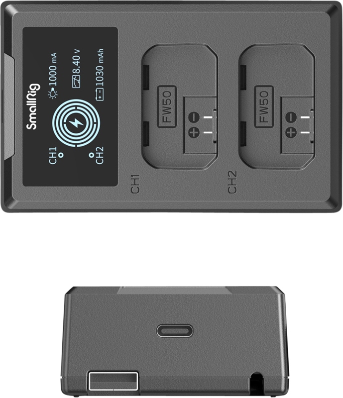 SmallRig 4081 Ładowarka do akumulatorów Sony NP-FW50 Kod producenta 4081