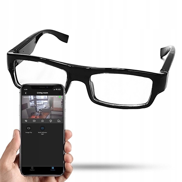 Fuul HD Okulary z Ukrytą Kamerą Wi-Fi z aplikacją WEIHOME podglądu online