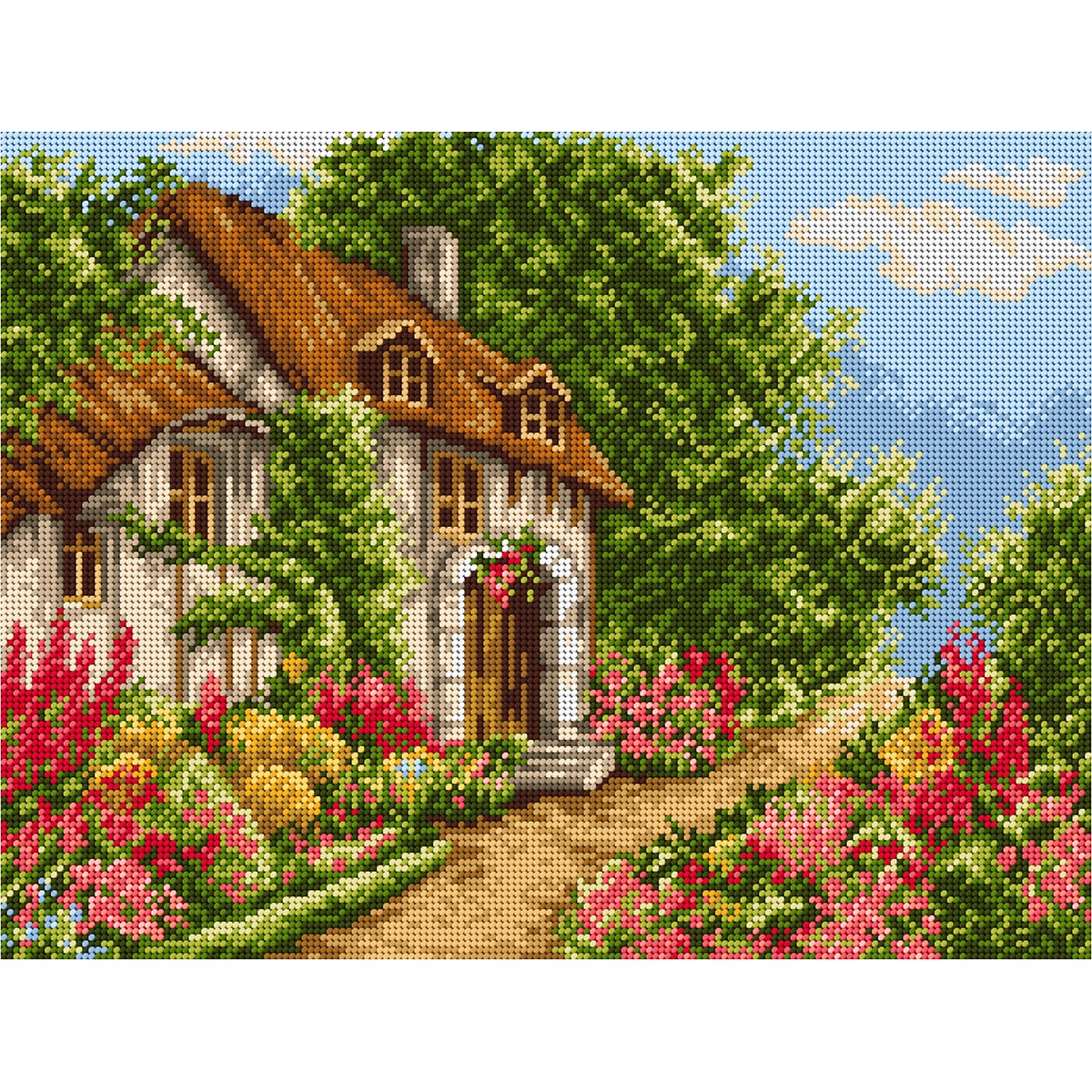 Sada Ariadna kanva mulina vyšívací jehla 30x40 8052