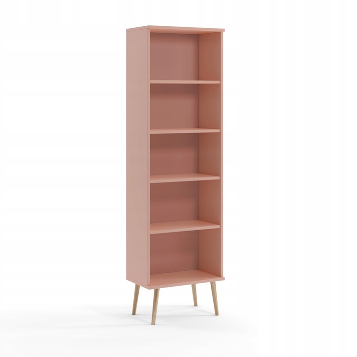 Regał Boho w stylu skandynawskim