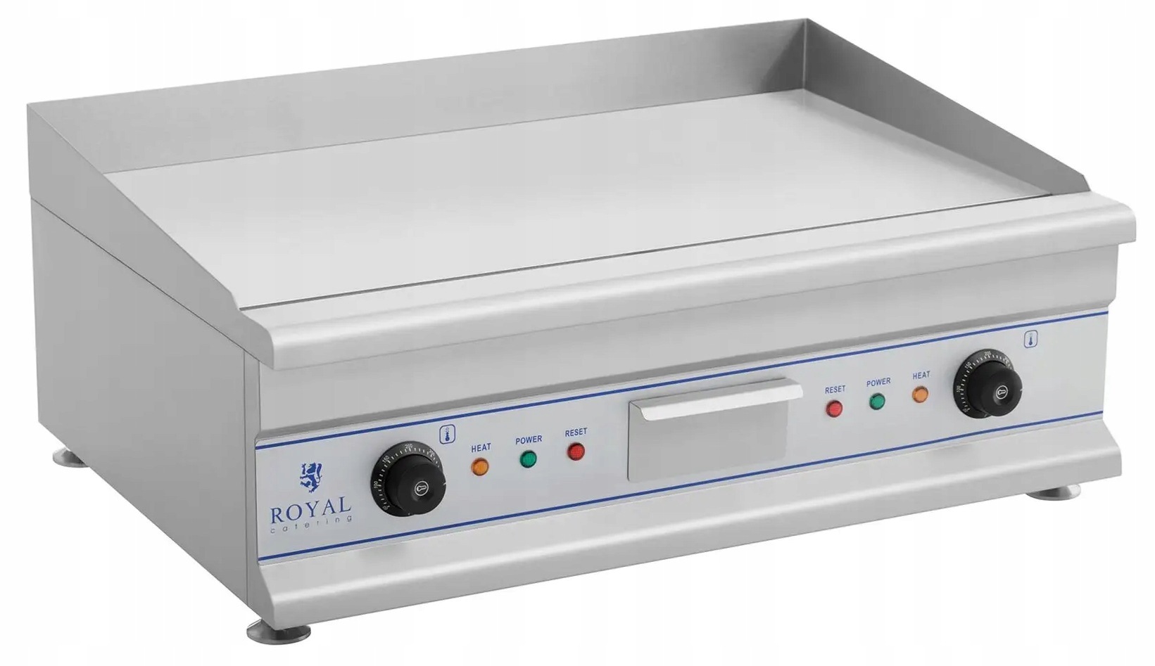 Płyta grillowa gładka 75 cm moc 2x3200W Royal Catering RCG 75H 10010063
