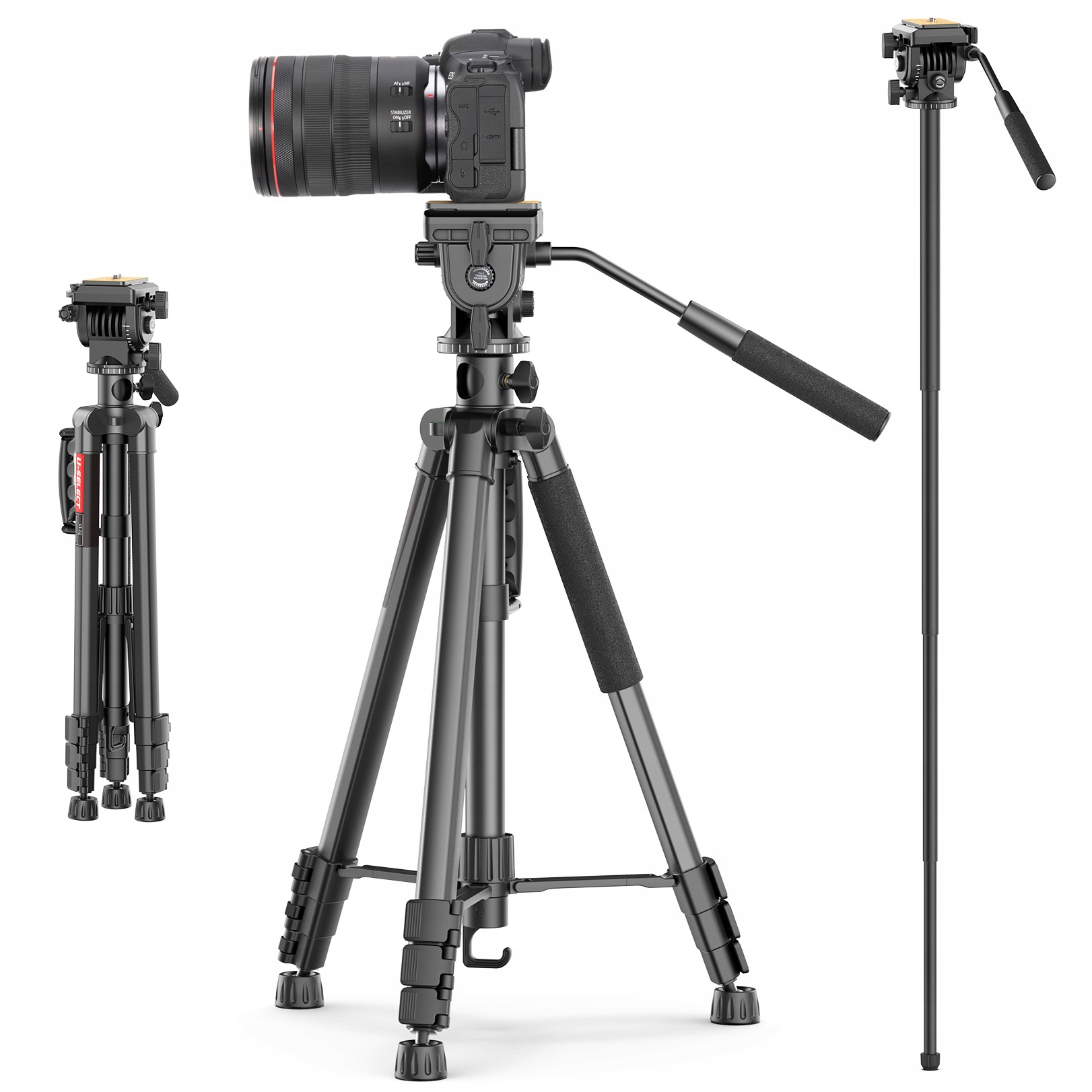 Profesionální stativ Monopod pro videokameru a fotoaparát 183 cm