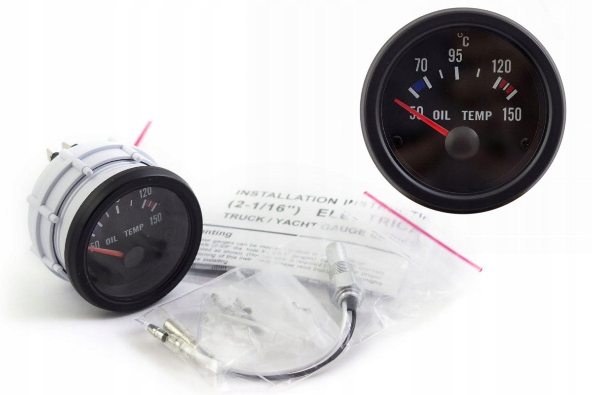 

Auto Gauge Vdo Wskaźnik Zegar Temperatury Oleju
