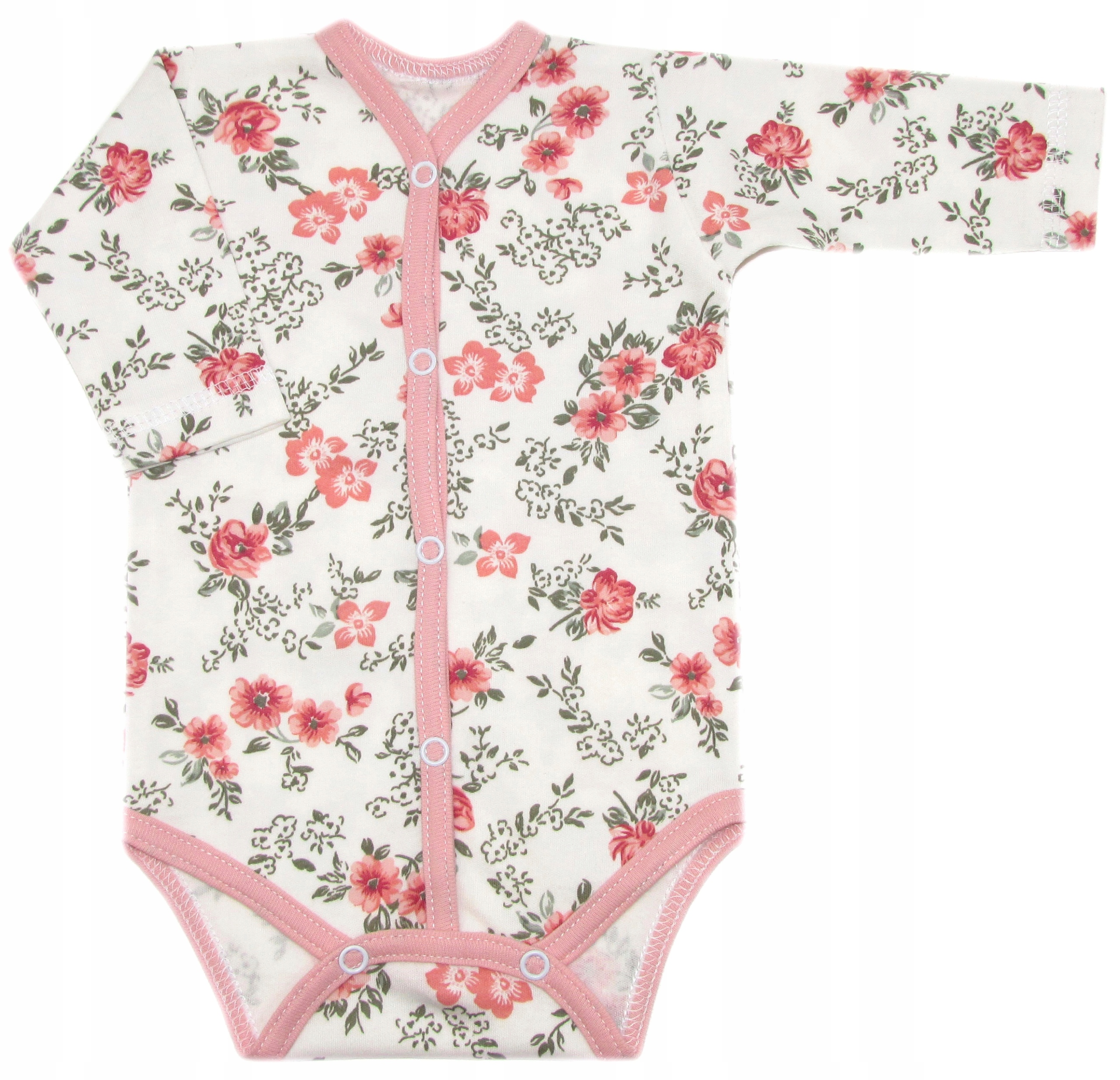 

Body Rozpinane Przodem r.62 kaia-baby Roses /48/