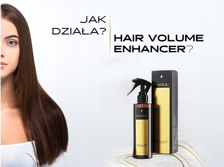 Spray do włosów zwiększający objętość Nanoil 200ml Marka Nanoil