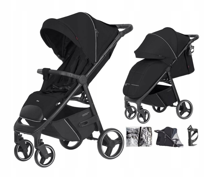 Carrello Bravo Wózek Spacerowy Dla Dziecka Do 22 Kg Akcesoria Folia