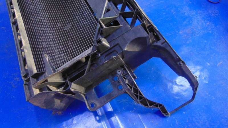 front panel, wall radiator front complete 1.2B SEAT IBIZA IV 6J 3D 08-17 RO