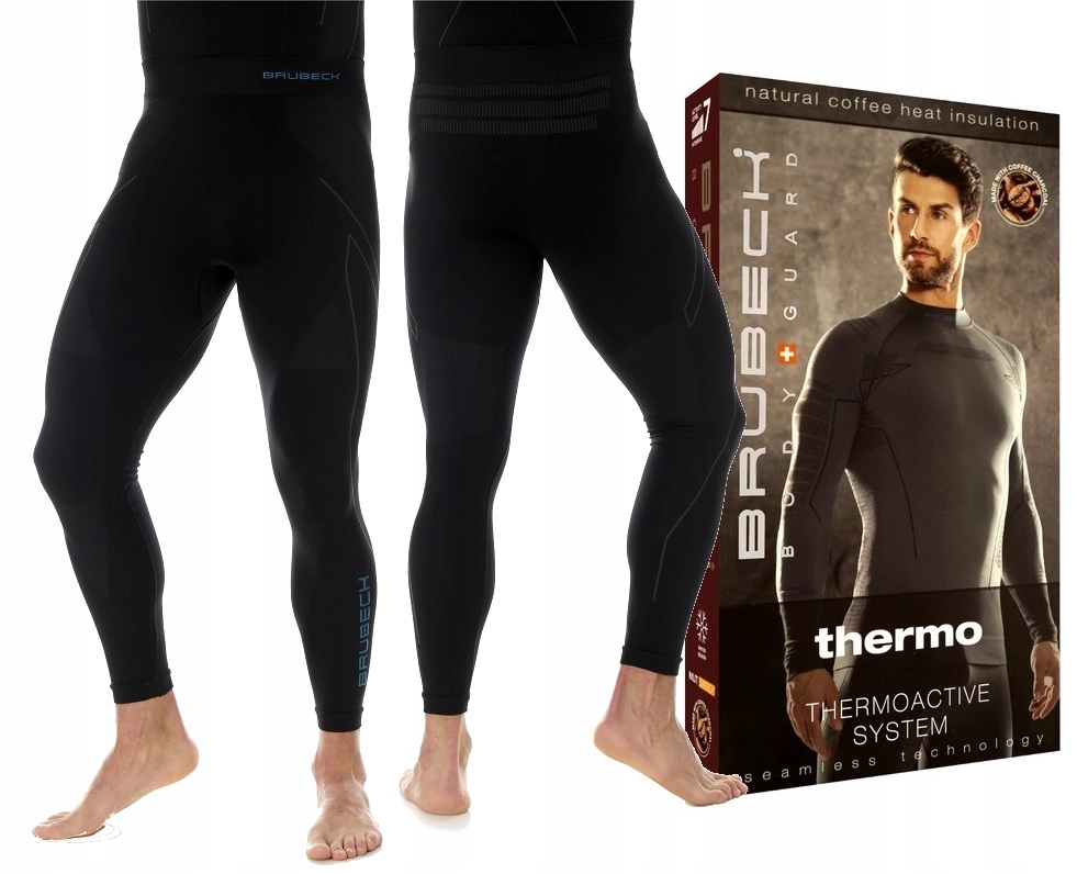 Brubeck Men Termiczne Legginsy Do Trekkingu -XL