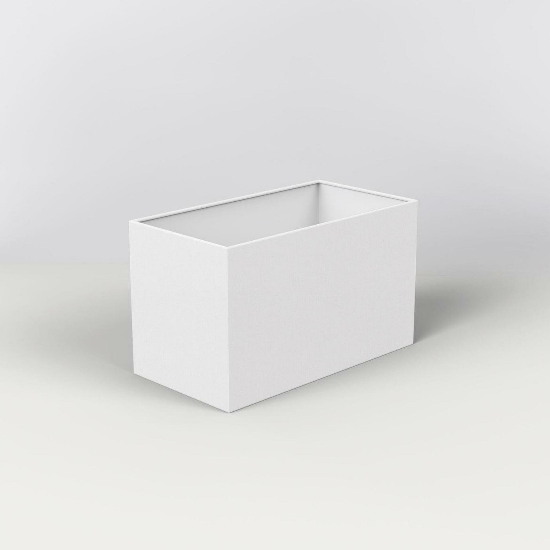 Tienidlo Astro Rectangle 250 pre E14, biele, 250×125×100 mm