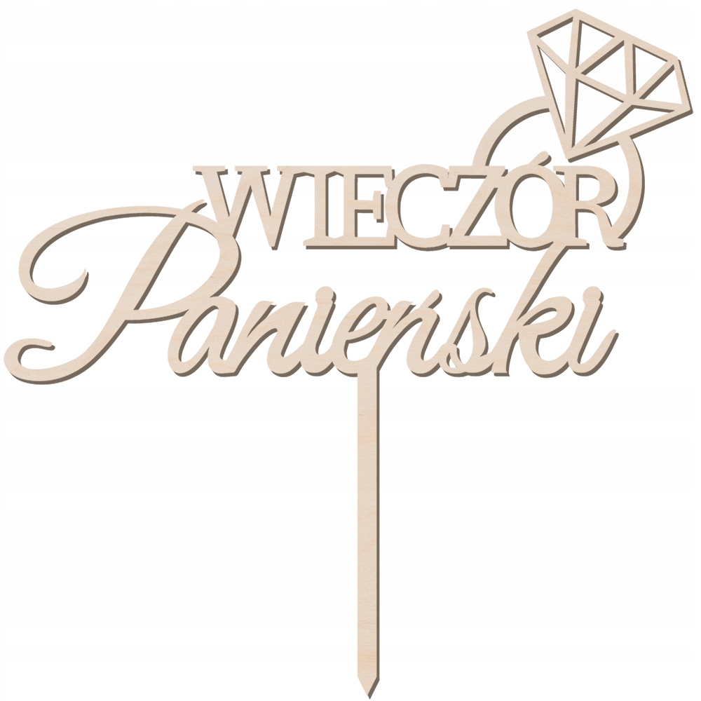 

Wieczór Panieński Ozdobny Topper Dekoracja Na Tort