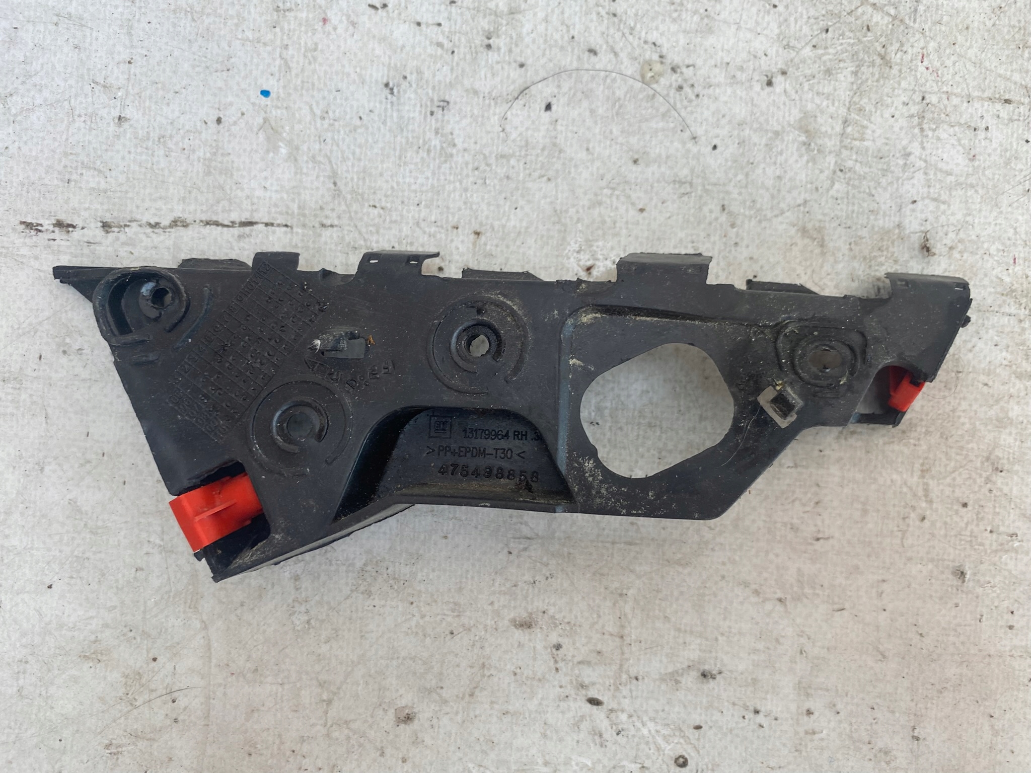 OPEL CORSA D 07- Support Support plaque Pare choc Droite Avant 13179964