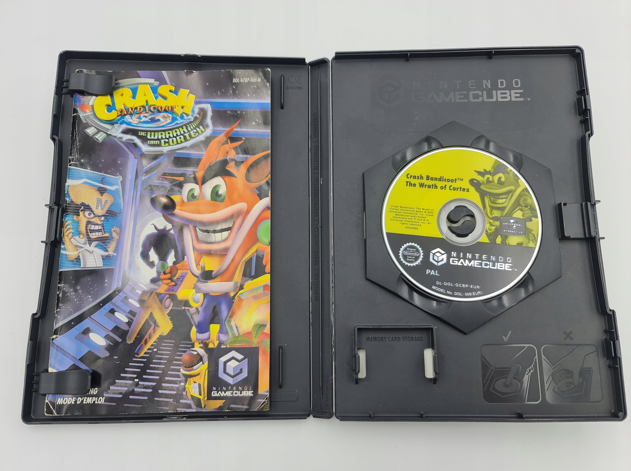 GAMECUBE CRASH BANDICOOT THE WRATH OF CORTEX Platforma Nintendo GameCube