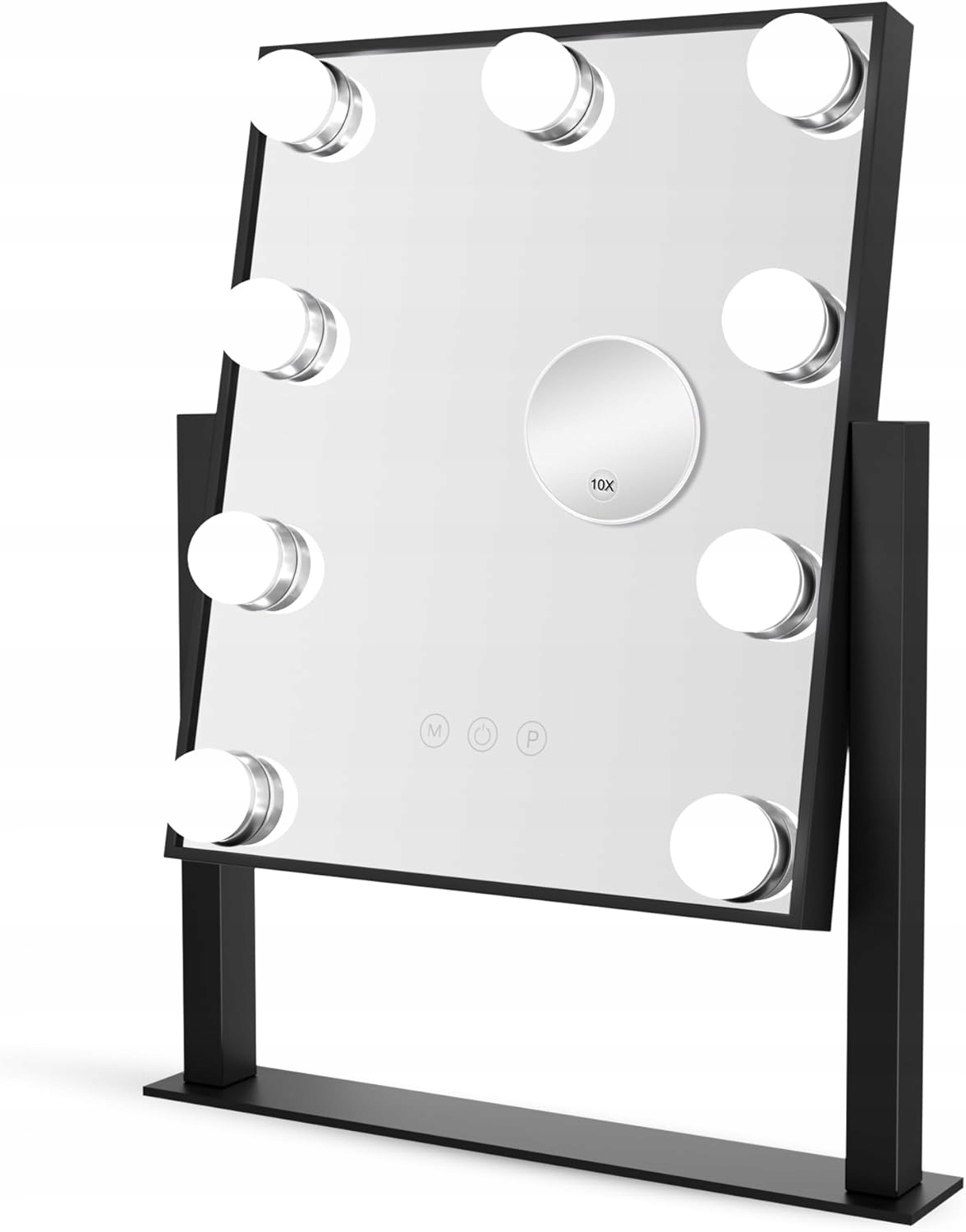 Zrcadlo pro líčení s 9 žárovkami 290 x 360 mm