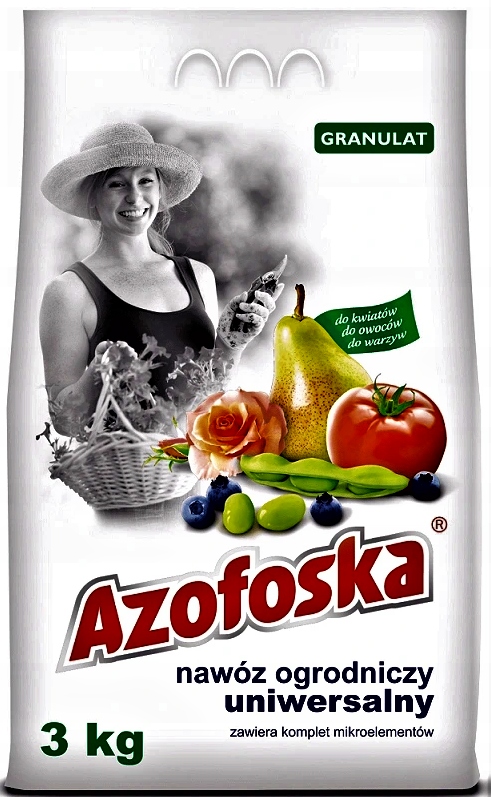 

Azofoska 3KG Nawóz Do Warzyw Kwiatów Owoców W2025R