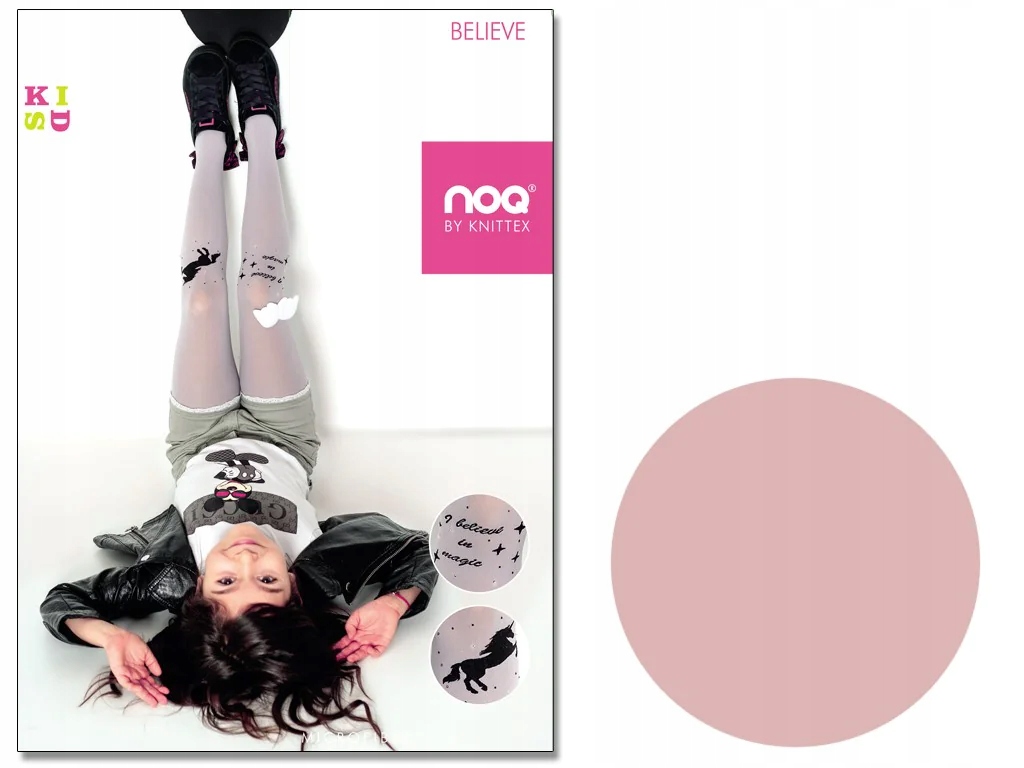 

Rajstopy dla dzieci jednorożec cekiny 122-128 Cott