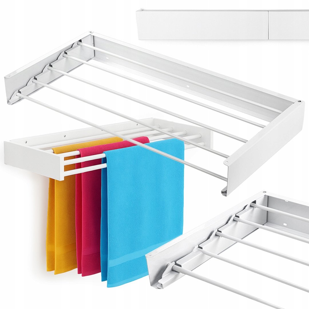 Levně Sušák Závěsný, Skládací, Kovový, 80 CM, Rozkládací, Silný