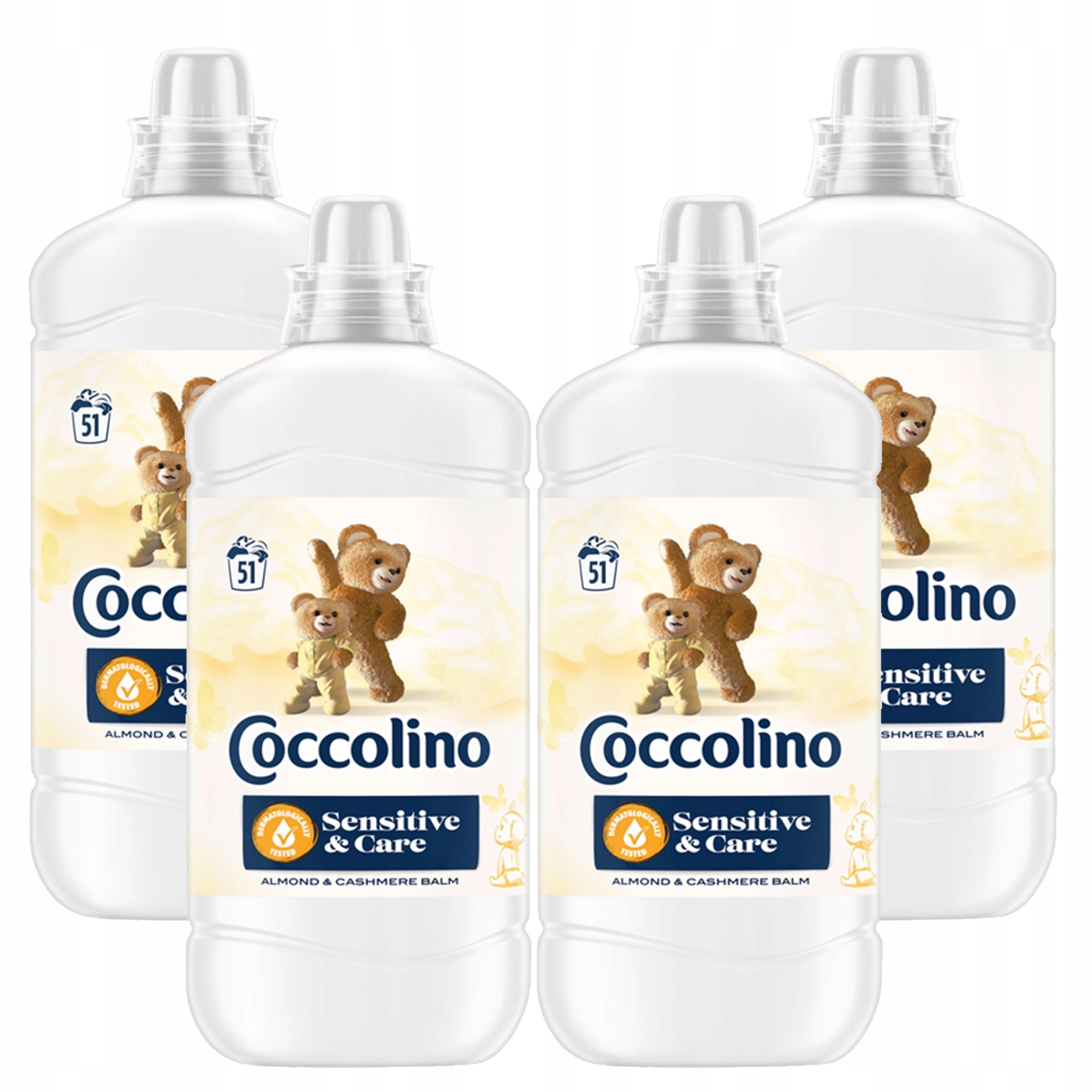Levně Tekutá aviváž Coccolino Creations Almond & Cashmere Balm 1,275l x4