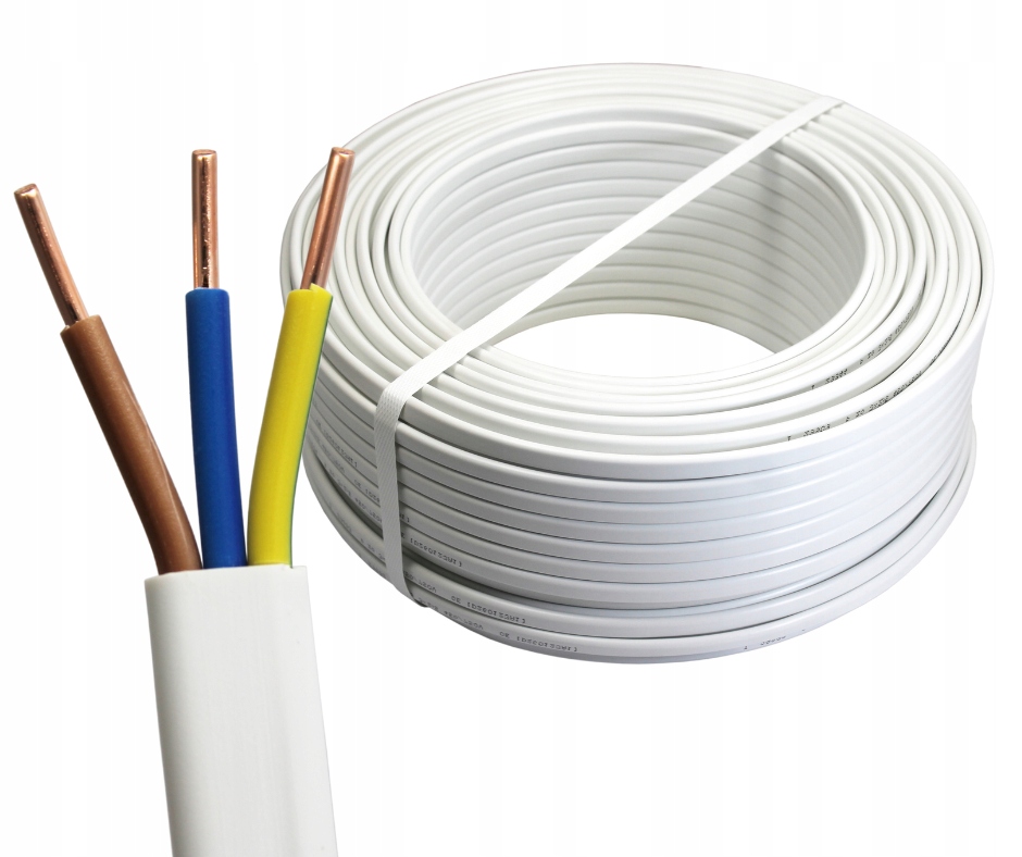 

YDYp 3x1,5 750V Przewód Kabel Płaski 100m Damir