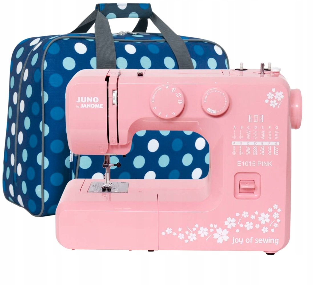 Maszyna Do Szycia Janome Juno E1015 Pink +torba