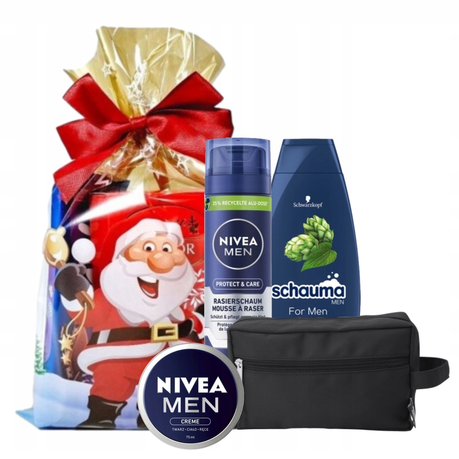 Vánoční XXL sada jako dárek pro Něj Nivea Schauma Kosmetická taška