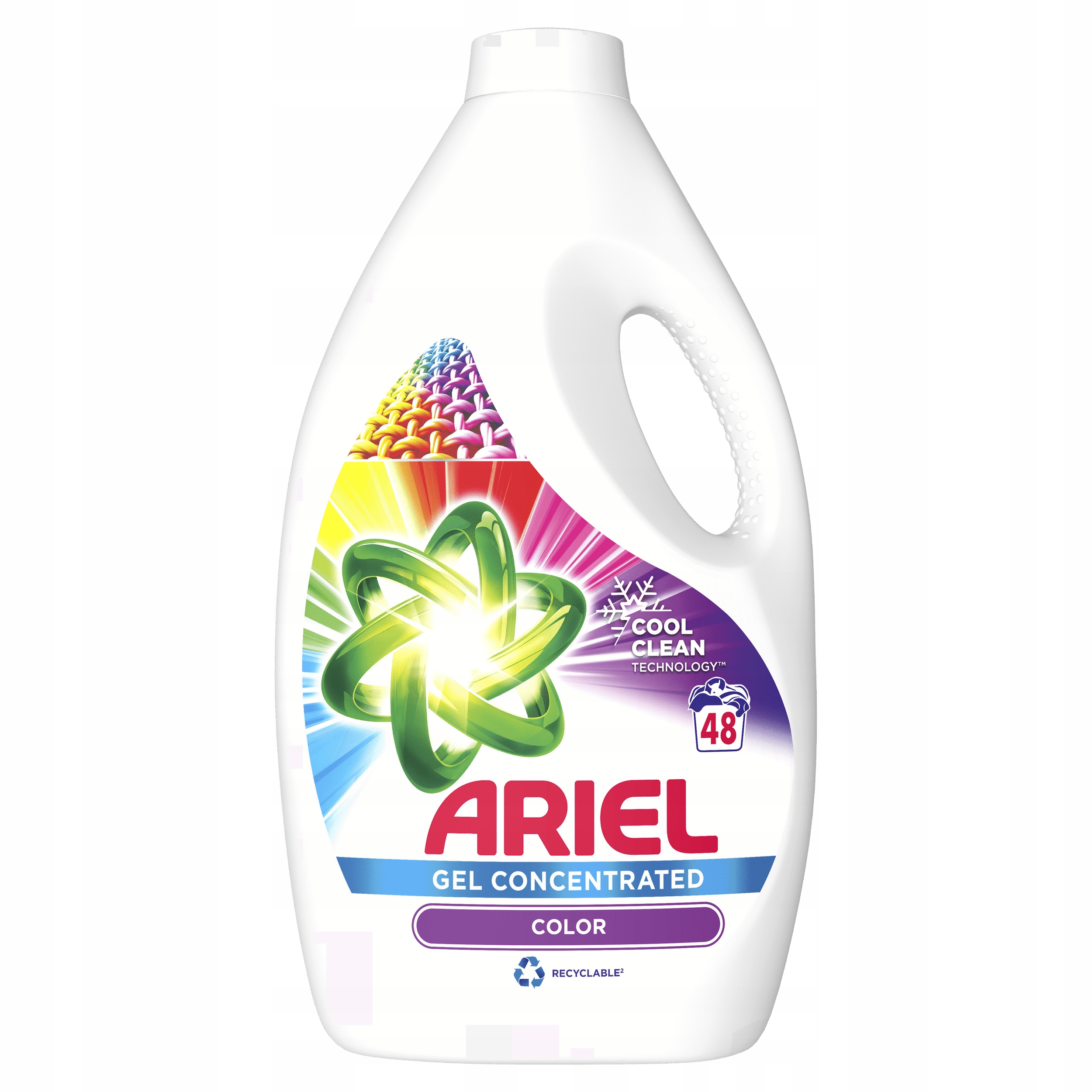 Ariel Color tekutý prací prostředek na barevné prádlo 48 praní 2,64 l