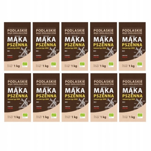 10x Pšeničná mouka jednorázová Bio 1kg