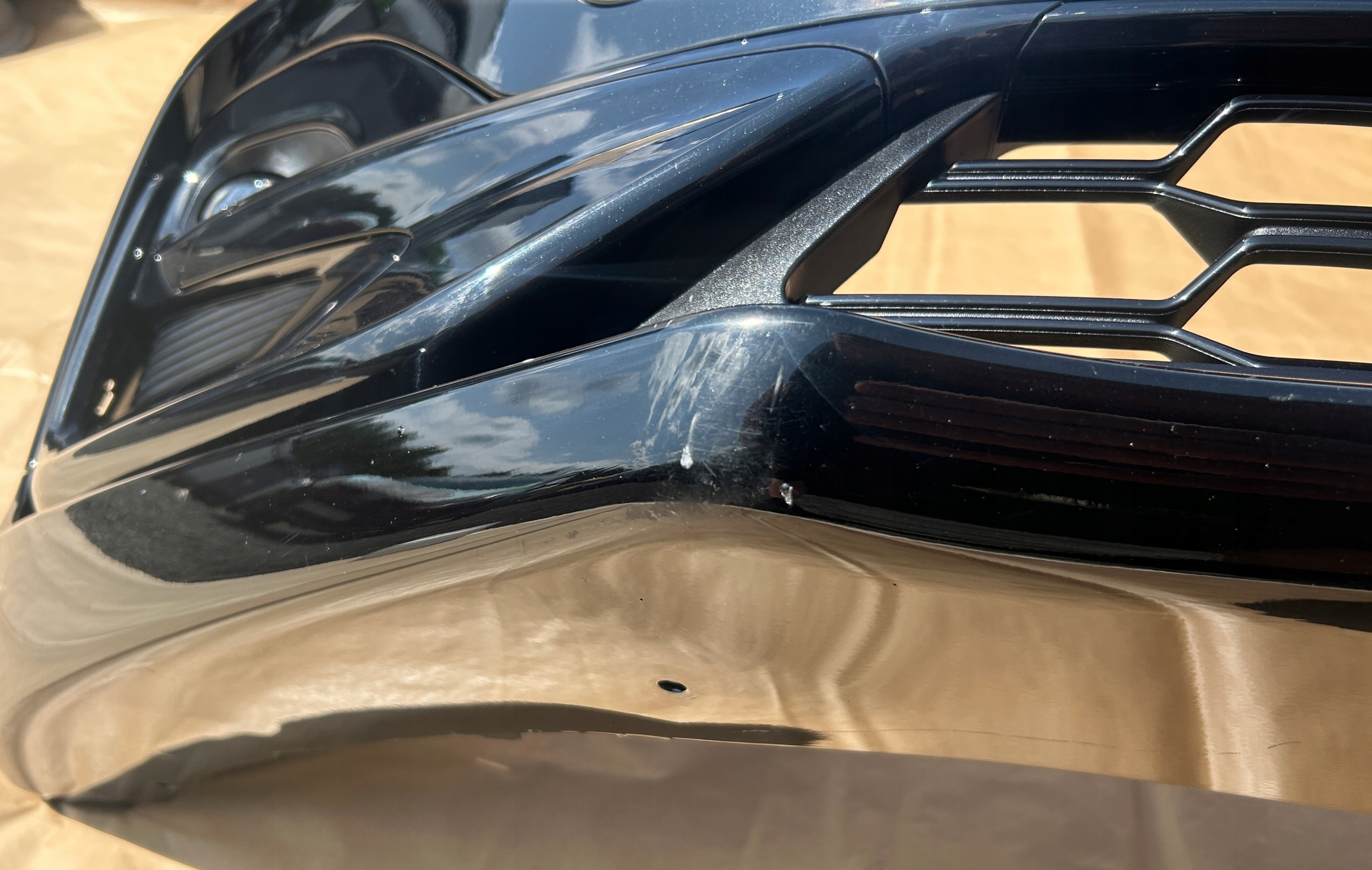 FORD PUMA MK2 ST-LINE 2019-2025 bumper front AGATE BLACK METALLIC original