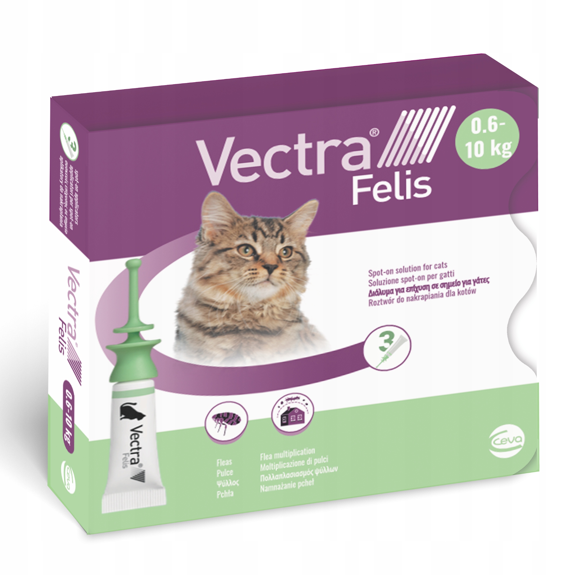 Vectra Felis 3 Pipety na pchły dla kota