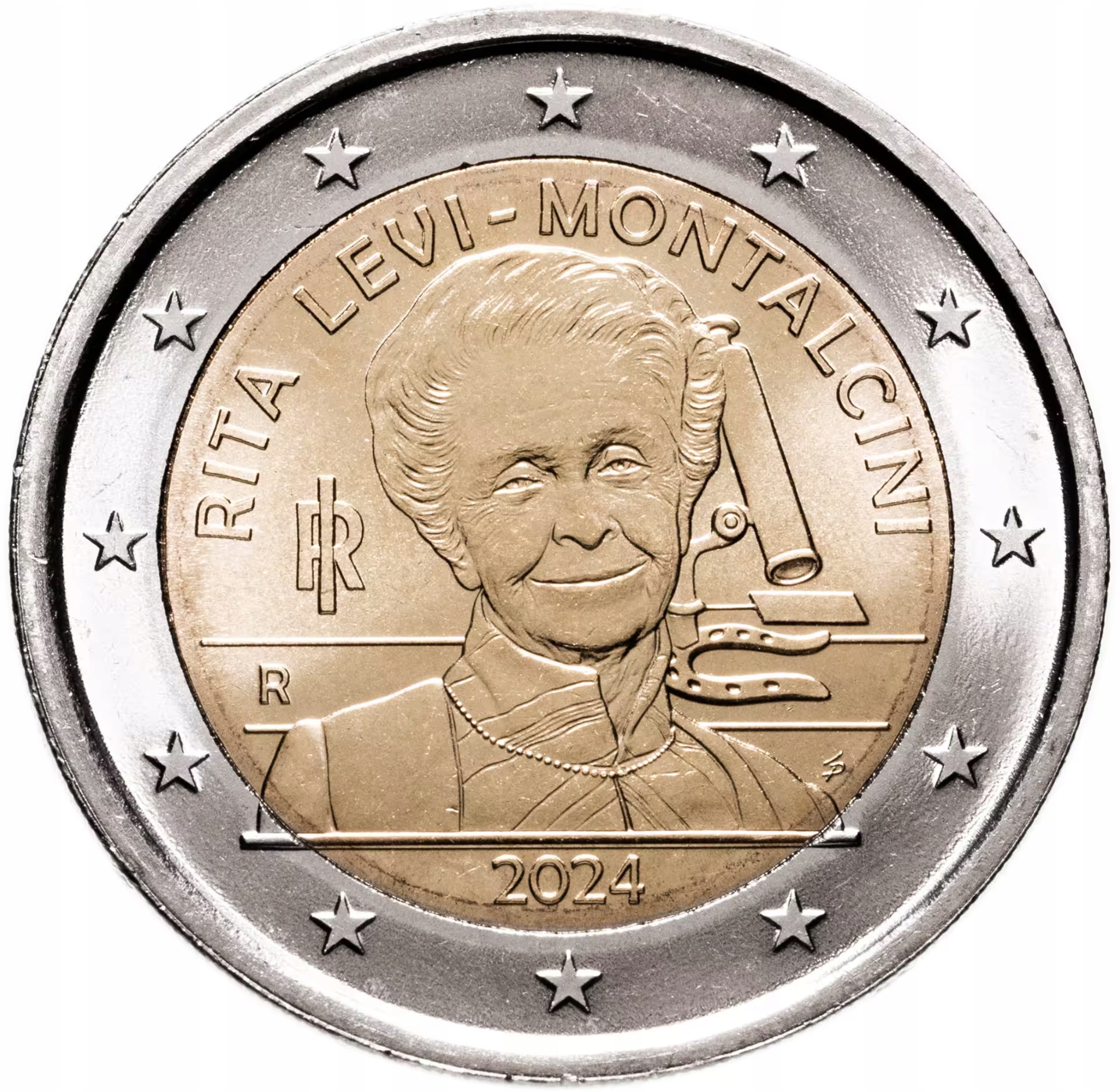 WŁOCHY 2024 2 EURO UNC Rita Levi-Montalcini