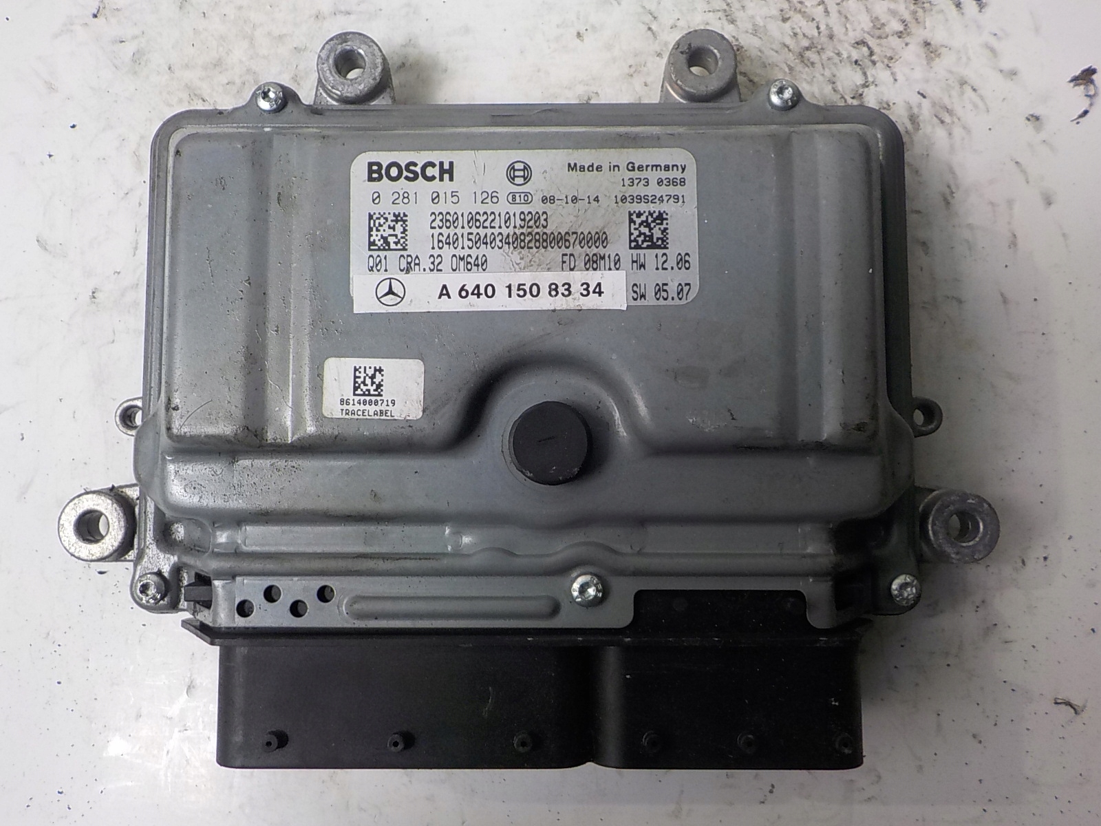 MERCEDES-BENZ computer control unit 0281015126 A6401508334