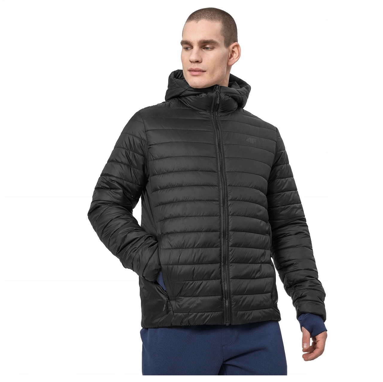 4F KURTKA MĘSKA PIKOWANA PUCHOWA PRZEJŚCIOWA r. XL Rozmiar XL