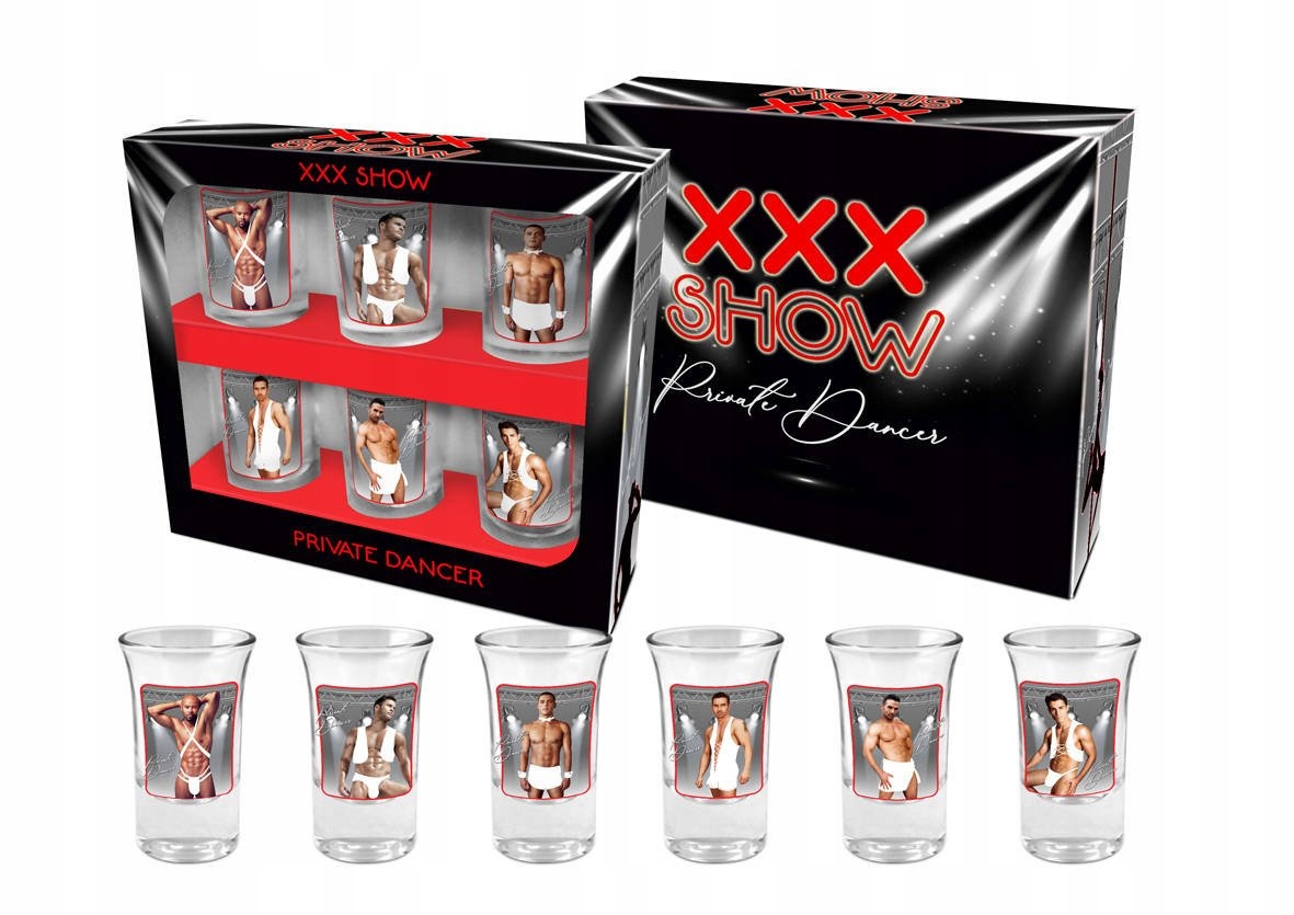 

Bezpruderyjny Zestaw Kieliszków XXX Show z Panami